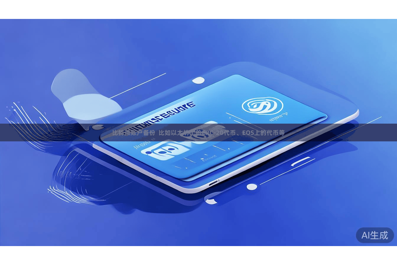 比特派账户备份  比如以太坊上的ERC-20代币、EOS上的代币等