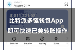 比特派多链钱包App  即可快速已矣转账操作